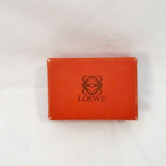 Loewe Key Ring Key Chain Fob Metal Leather - Picture 6 of 6